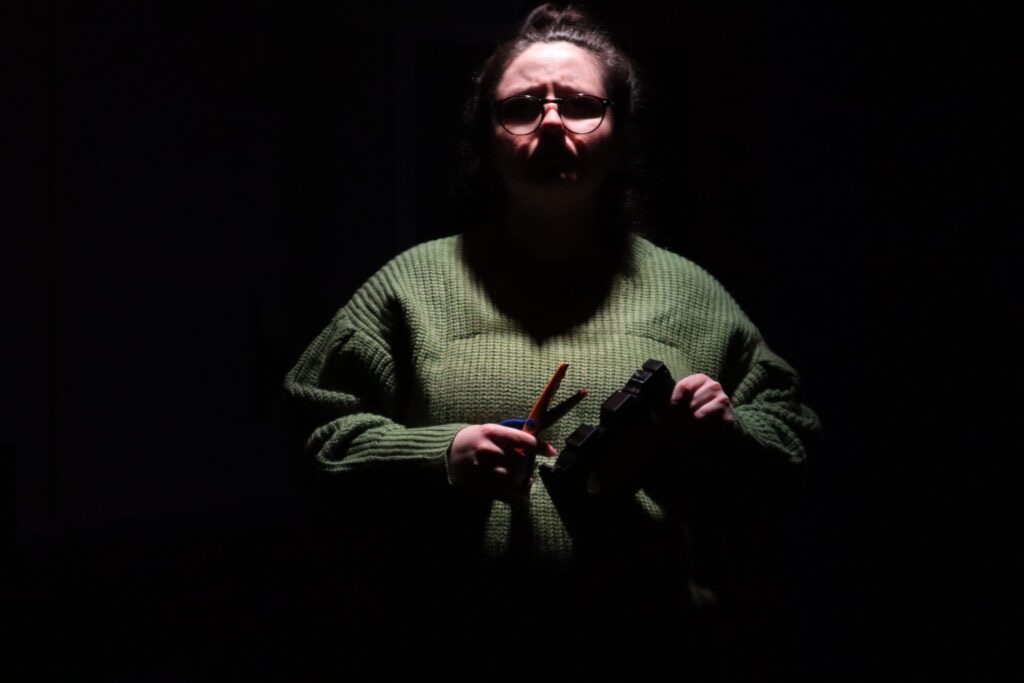 Scene from a Home Movie stage production.
